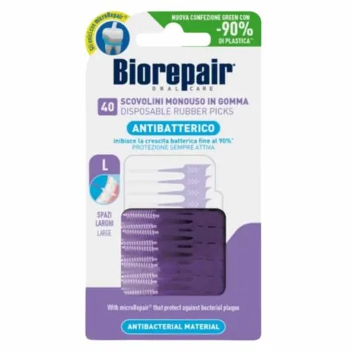 BIOREPAIR Brossettes Interdentaires Jetables Taille L 40u