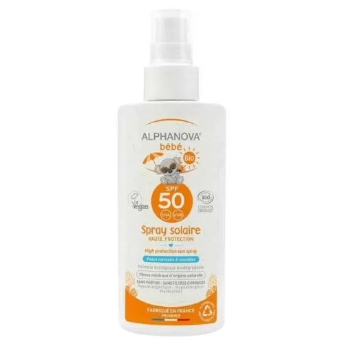 ALPHANOVA Bebe Ecran Solaire en Spray SPF50 125g