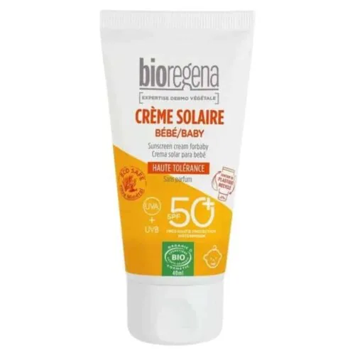 BIOREGENA Creme Solaire Bebes SPF50+ Bio 40ml