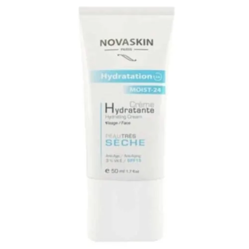 NOVASKIN Creme Hydratante Peau Seche 24h 50ml