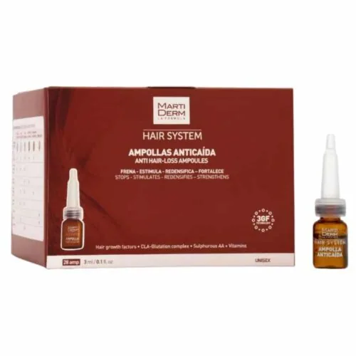 MARTI DERM Hair System Ampoules Anti-Chute 28x 3ml