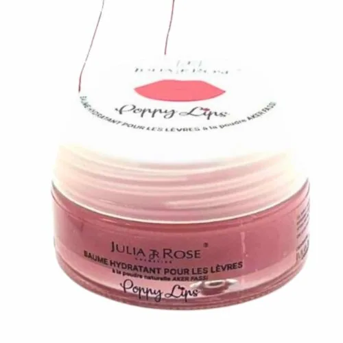 JULIA ET ROSE Poppy Lips Baume Hydratant Levres 15g
