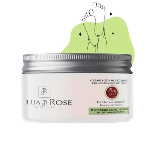 JULIA ET ROSE Creme Pieds Secs et Abimes Hydratante et Protectrice 100ml