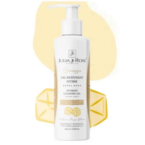 JULIA ET ROSE Femagyne Gel Nettoyant Intime Extra Doux Parfum Musc Blanc 200ml