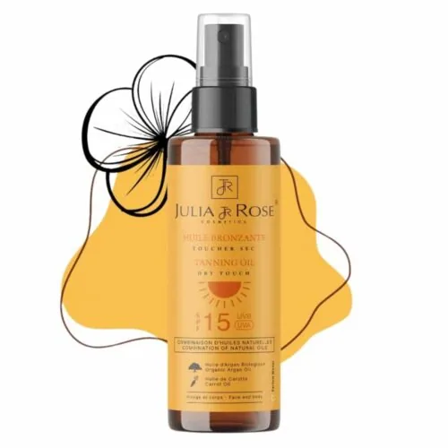 JULIA ET ROSE Huile Bronzante Toucher Sec SPF15 120ml