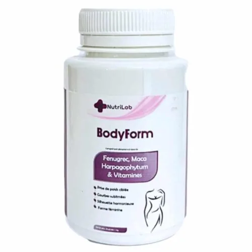 NUTRILAB Bodyform, Fenugrec, Maca, Harpogophytum et Vitamines 90 Gelules