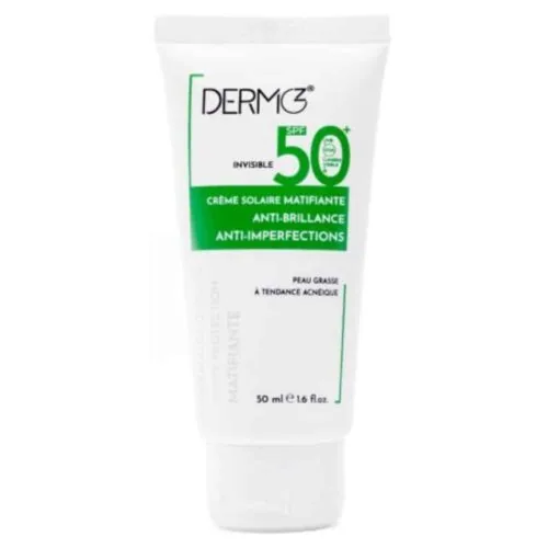 DERMOZ Creme Solaire Matifiante Anti-Brillance SPF50+ 50ml