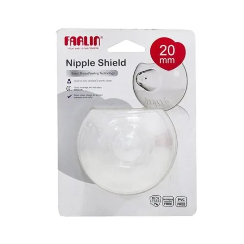 FARLIN Bout de Sein Silicon 20mm 2 Pieces AA-31009