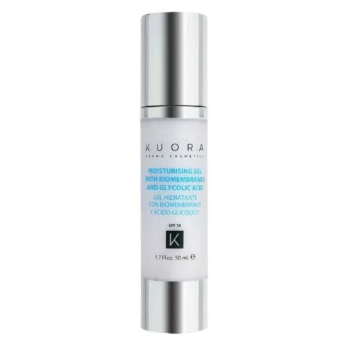 KUORA (facial Line) Gel Hydratant aux Biomembranes et a L’acide Glycolique SPF10 50ml