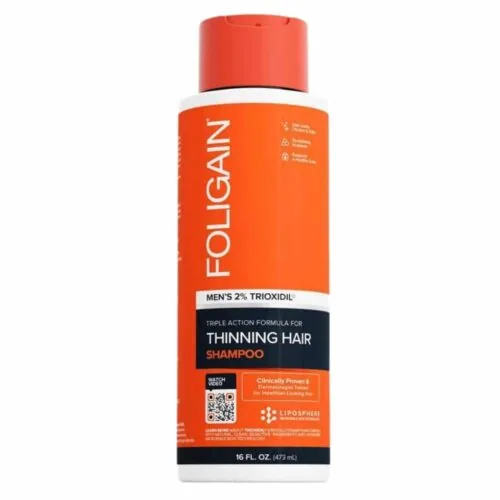 FOLIGAIN Triple Action Men’s 2% Trioxidil Shampoo (shampoing Anti-Chute) 236ml