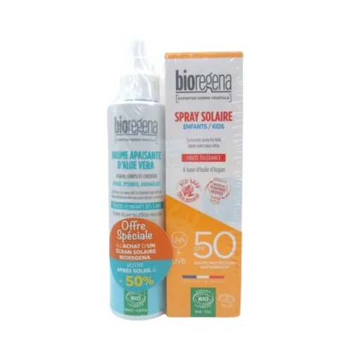 BIOREGENA Duo Pack Spray Enfant 90ml+Brume Aloevera 200ml