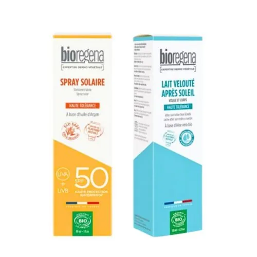 BIOREGENA Duo Pack Spray Solaire 90ml+Lait Veloute 125ml