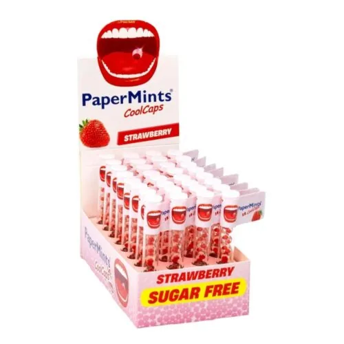 PAPERMINTS Cool Caps Gelules Fraise 18u