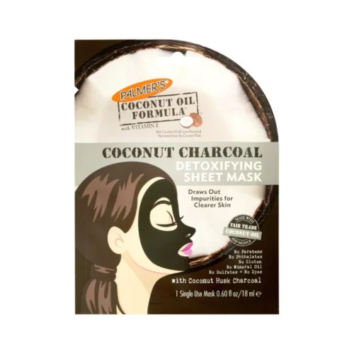 PALMERS Masque Hydratant Coconut Oil & Charbon 20ml