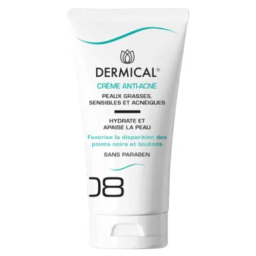 DERMICAL 08 Creme Anti-Acne Hydratante Apaisante 50ml