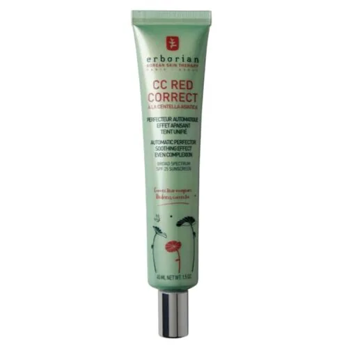 ERBORIAN CC Red Correct Perfecteur Automatique Effet Apaisant Teint Unifie SPF25 45ml