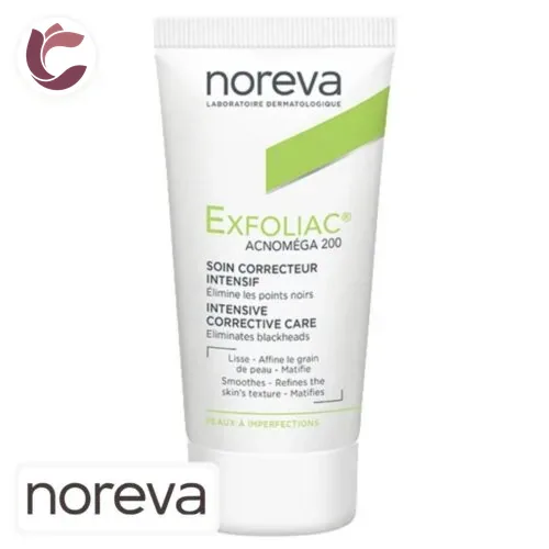 NOREVA Exfoliac Acnomega 200 Soin Correcteur Intensif Points Noirs 30ml