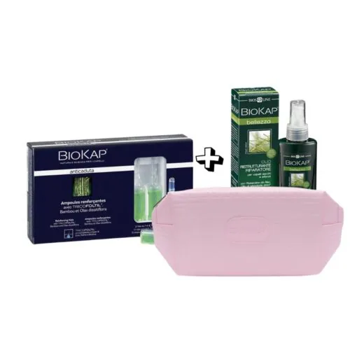 BIOKAP Duo Trousse Ampoules 12*7ml+Huile Restruturante 125ml