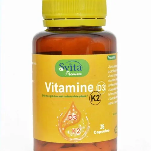 SVITA PREMIUM Vitamine D3 et K2 36capsules
