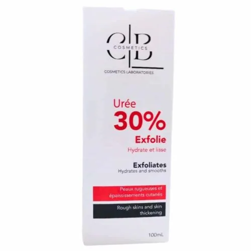 CLB Creme Exfoliante, Hydratante a Base D’uree 30% 100ml