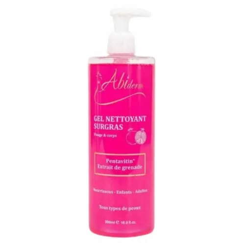 ABIDERM Gel Nettoyant Surgras 500ml