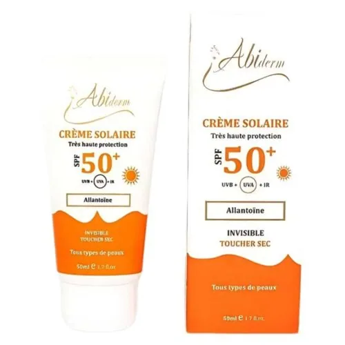 ABIDERM Creme Solaire Invisible Toucher Sec SPF50+ 50ml