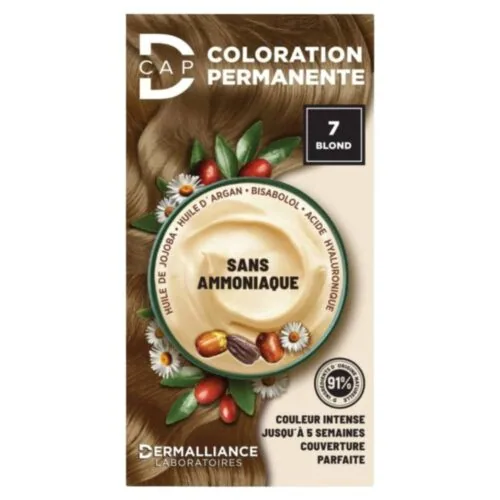 DERMALLIANCE D-Cap Coloration Cheveux Permanente N°7 Blond