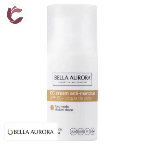 BELLA AURORA CC Creme Anti-Taches Teinte Medium SPF50+ 30ml