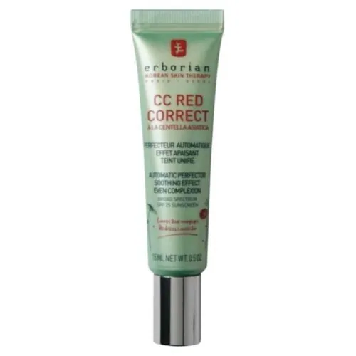 ERBORIAN CC Red Correct Perfecteur Automatique Effet Apaisant Teint Unifie SPF25 15ml