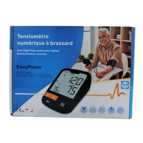 EASYPULSE Tensiometre Numerique a Brassard Noir 1u