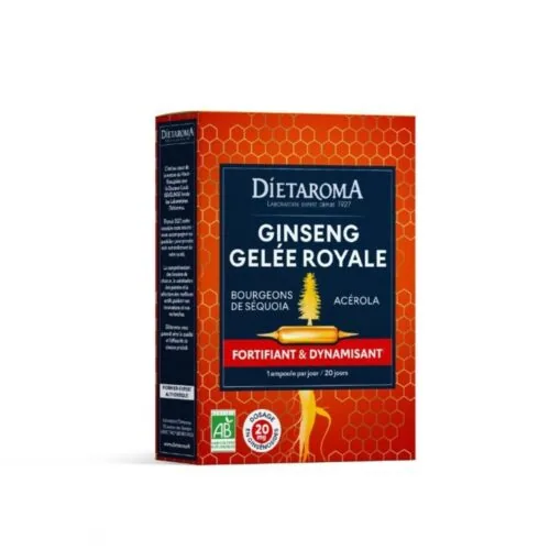 DIETAROMA Ginseng et Gelee Royale 20Ampoules
