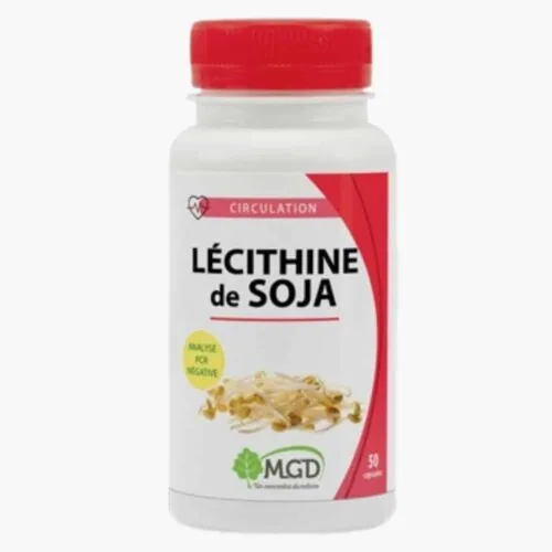 MGD NATURE Ciculation Lecithine de Soja 100 Capsules