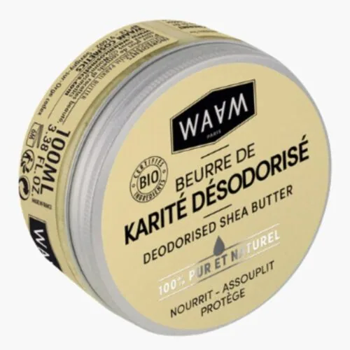 WAAM Beurre de Karite Desodorise Nourrissant Bio 100ml