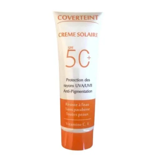 COVERTEINT Creme Solaire Anti-Pigmentation Teinte Ivoire SPF50+ 50ml