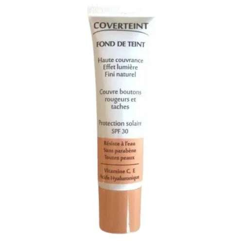 COVERTEINT Fond de Teint Haute Couvrance SPF30 N10 Blanc Rose 30ml