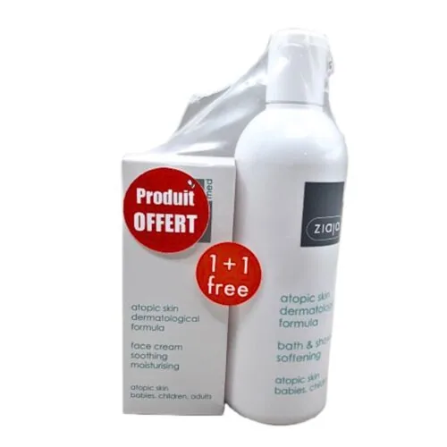 ZIAJA Med Atopique Duo Packcreme 50ml+Huil de Douche 270ml