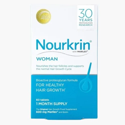 NOURKRIN Woman Pousse de Cheveux en Bonne Sante 60 Tablettes