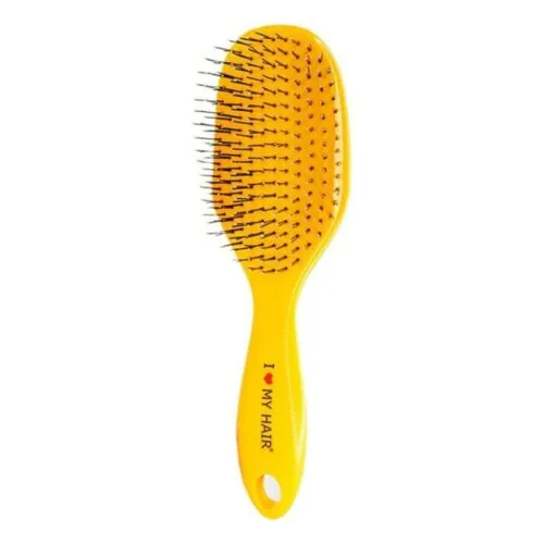 I LOVE MY HAIR Brosse a Cheveux Spider Classic Jaune L I Love My Hair 1502