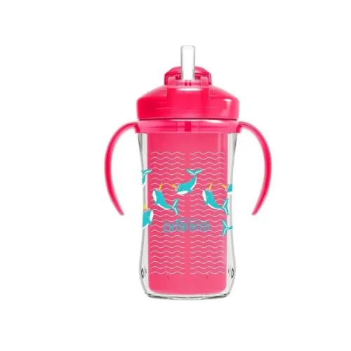 DR BROWN’S Gobelet Isotherm Rose 300ml +12m