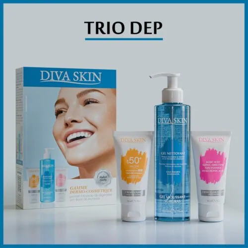 DIVA SKIN Duo Pack Cr Antitaches 50ml+Gel Nett 200ml+Ecran Invisibl
