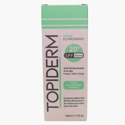 TOPIDERM Creme Eclaircissante Anti-Taches SPF20+ 50ml