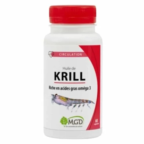 MGD NATURE Circulation Huile de Krill 60 Capsules