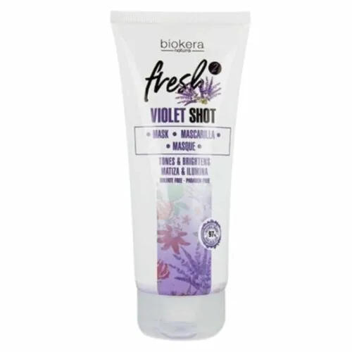BIOKERA Fresh Violet Shot Masque Tons et Brillance 200ml