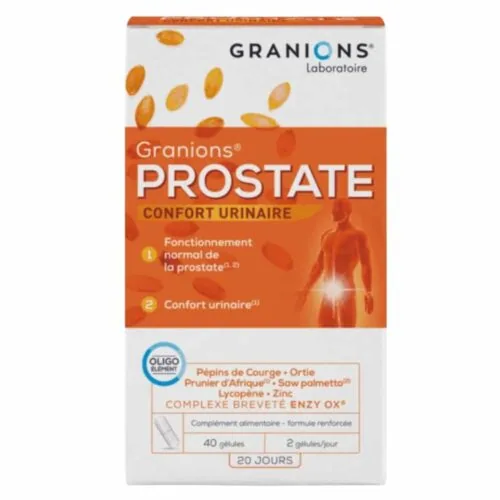 GRANIONS Prostate Confort Urinaire 40 Gelules