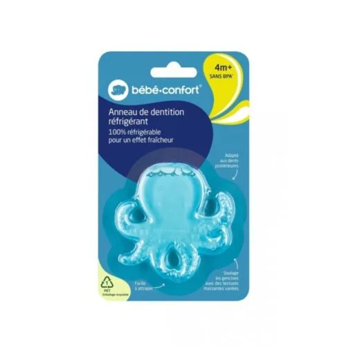 BEBE-CONFORT Anneau de Dentition Bleu +4 Mois