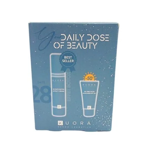 KUORA Duo Pack Vitamin C Retinol+ Oil Free Facial Spf50