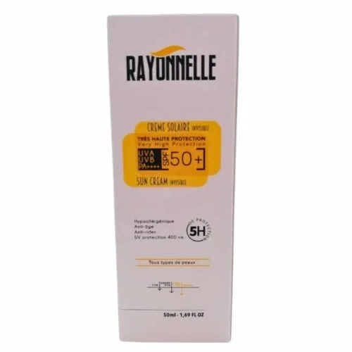 RAYONNELLE Creme Solaire Invisible SPF50+ 50ml