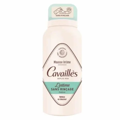 CAVAILLES L’intime Mousse Nettoyante Intime Fraicheur sans Rincage 100ml