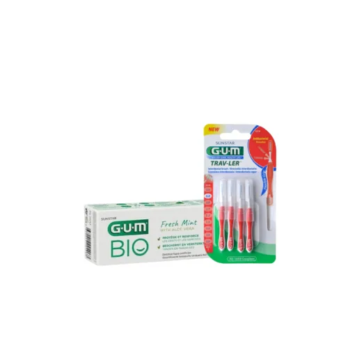 GUM Dentifrice Bio 75ml + Brosse 1314 Pack