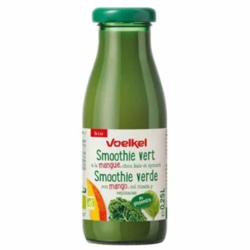 VOELKEL Smoothie Vert Mangue, Chou Kale et Epinard Bio 250ml